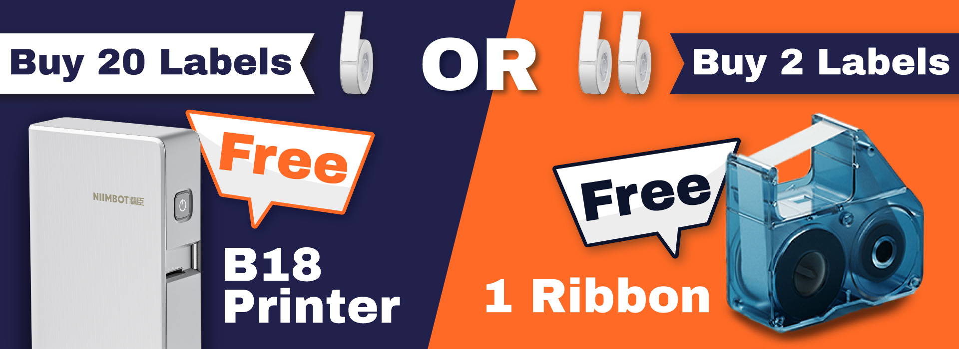 JC Label Maker B18 Materiol